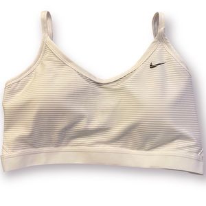 White Nike Sports bra Sz XL